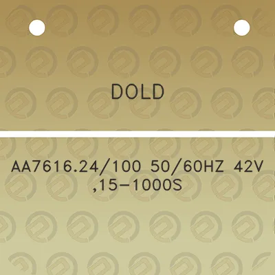 dold-aa761624100-5060hz-42v-15-1000s