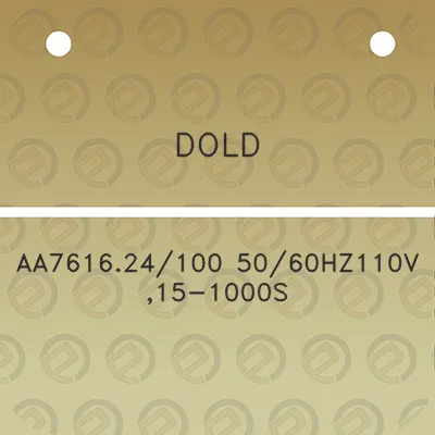 dold-aa761624100-5060hz110v-15-1000s