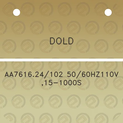 dold-aa761624102-5060hz110v-15-1000s