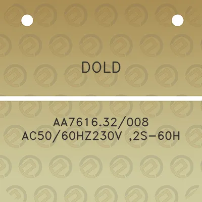 dold-aa761632008-ac5060hz230v-2s-60h