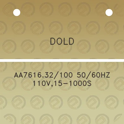 dold-aa761632100-5060hz-110v15-1000s