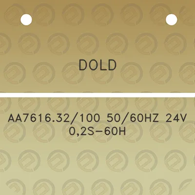 dold-aa761632100-5060hz-24v-02s-60h