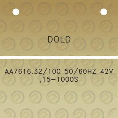 dold-aa761632100-5060hz-42v-15-1000s