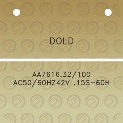 dold-aa761632100-ac5060hz42v-15s-60h