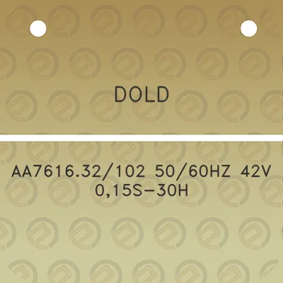 dold-aa761632102-5060hz-42v-015s-30h