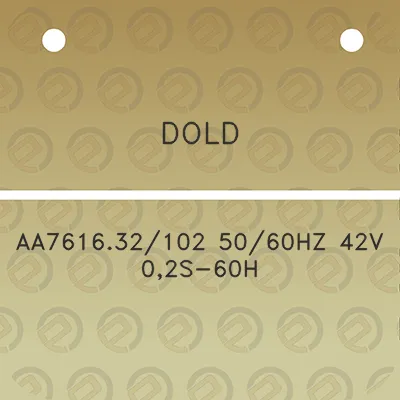 dold-aa761632102-5060hz-42v-02s-60h