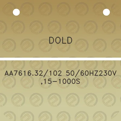 dold-aa761632102-5060hz230v-15-1000s