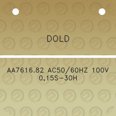 dold-aa761682-ac5060hz-100v-015s-30h