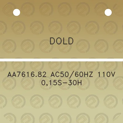 dold-aa761682-ac5060hz-110v-015s-30h