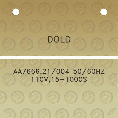 dold-aa766621004-5060hz-110v15-1000s