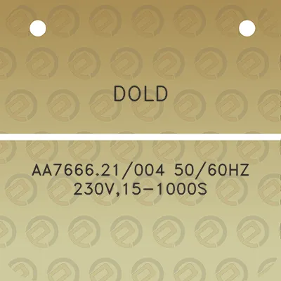 dold-aa766621004-5060hz-230v15-1000s