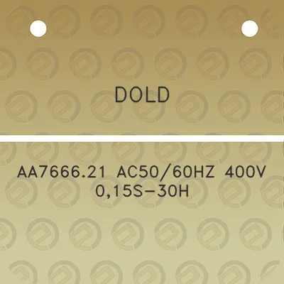 dold-aa766621-ac5060hz-400v-015s-30h