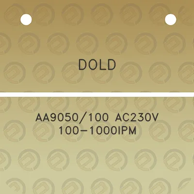 dold-aa9050100-ac230v-100-1000ipm