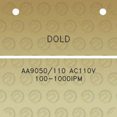 dold-aa9050110-ac110v-100-1000ipm