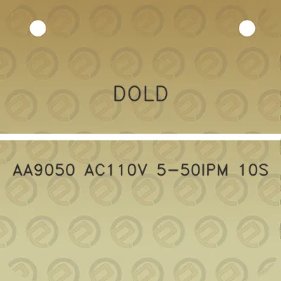 dold-aa9050-ac110v-5-50ipm-10s