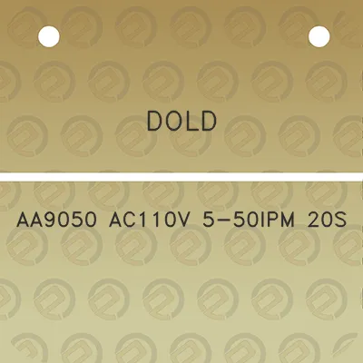 dold-aa9050-ac110v-5-50ipm-20s