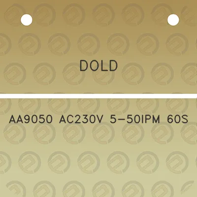 dold-aa9050-ac230v-5-50ipm-60s