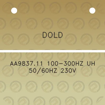 dold-aa983711-100-300hz-uh-5060hz-230v