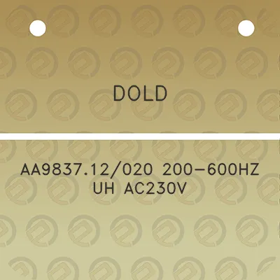 dold-aa983712020-200-600hz-uh-ac230v