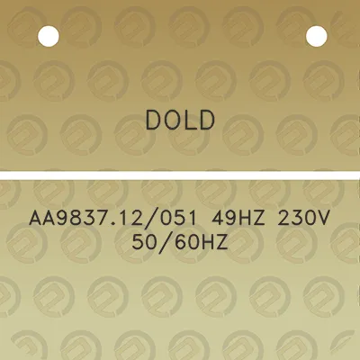 dold-aa983712051-49hz-230v-5060hz