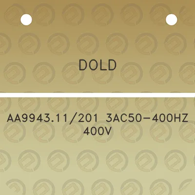 dold-aa994311201-3ac50-400hz-400v