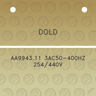 dold-aa994311-3ac50-400hz-254440v