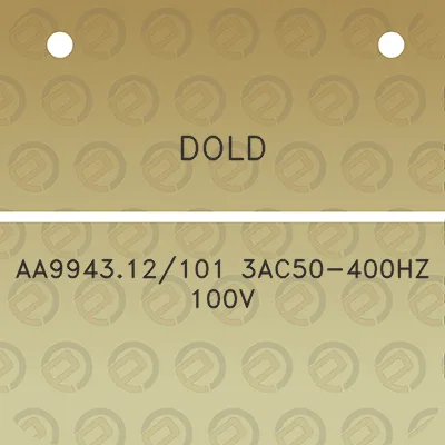 dold-aa994312101-3ac50-400hz-100v