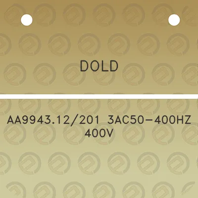 dold-aa994312201-3ac50-400hz-400v