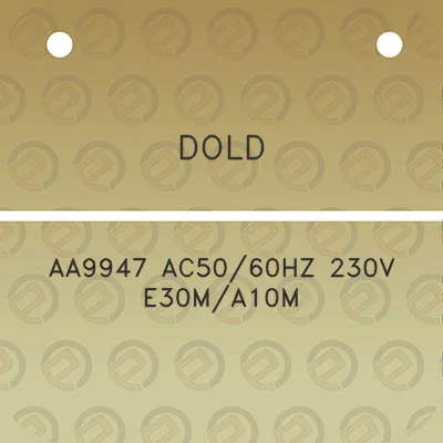 dold-aa9947-ac5060hz-230v-e30ma10m