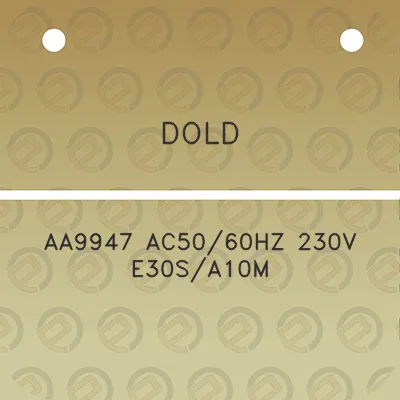 dold-aa9947-ac5060hz-230v-e30sa10m