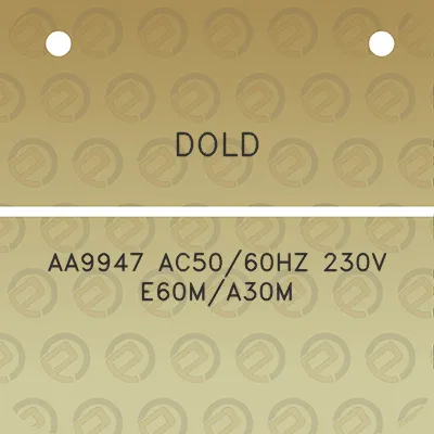 dold-aa9947-ac5060hz-230v-e60ma30m