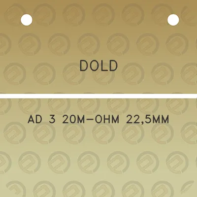 dold-ad-3-20m-ohm-225mm