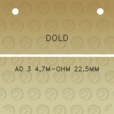 dold-ad-3-47m-ohm-225mm