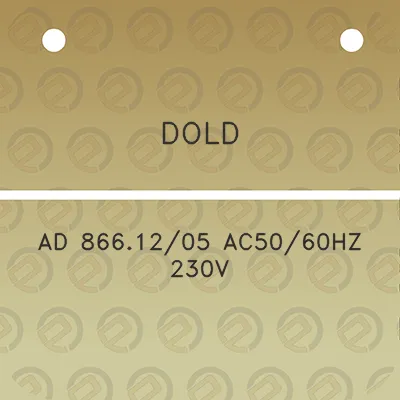 dold-ad-8661205-ac5060hz-230v