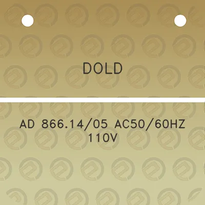 dold-ad-8661405-ac5060hz-110v