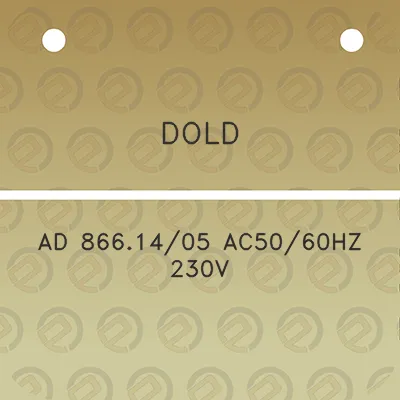 dold-ad-8661405-ac5060hz-230v