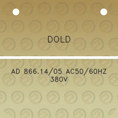 dold-ad-8661405-ac5060hz-380v