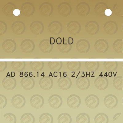 dold-ad-86614-ac16-23hz-440v