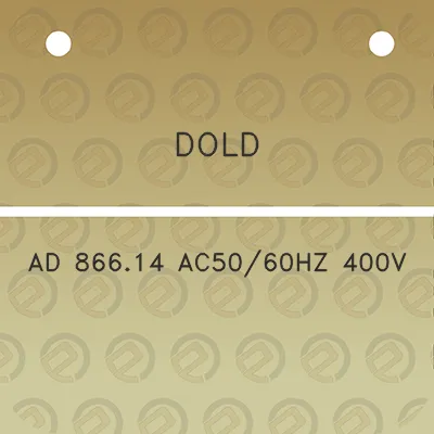 dold-ad-86614-ac5060hz-400v