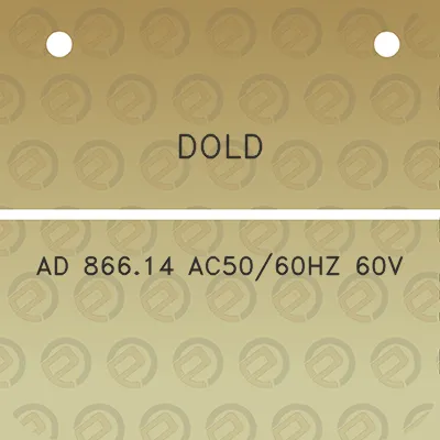 dold-ad-86614-ac5060hz-60v