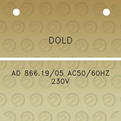 dold-ad-8661905-ac5060hz-230v