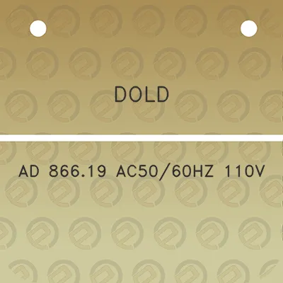 dold-ad-86619-ac5060hz-110v