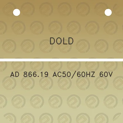 dold-ad-86619-ac5060hz-60v