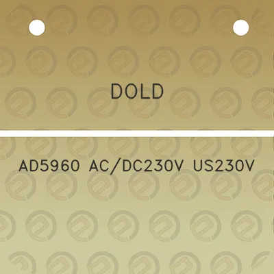 dold-ad5960-acdc230v-us230v