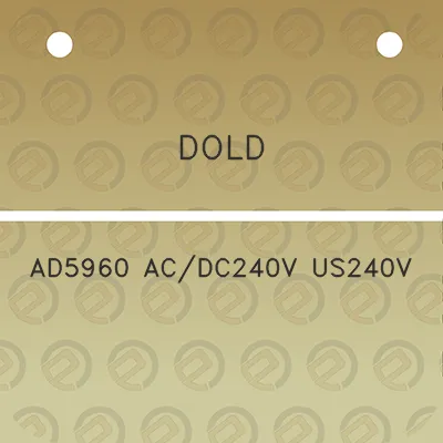 dold-ad5960-acdc240v-us240v