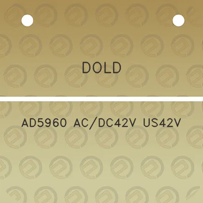 dold-ad5960-acdc42v-us42v