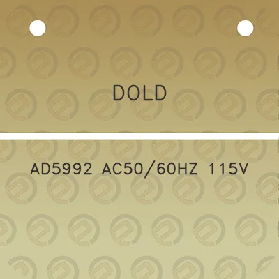 dold-ad5992-ac5060hz-115v