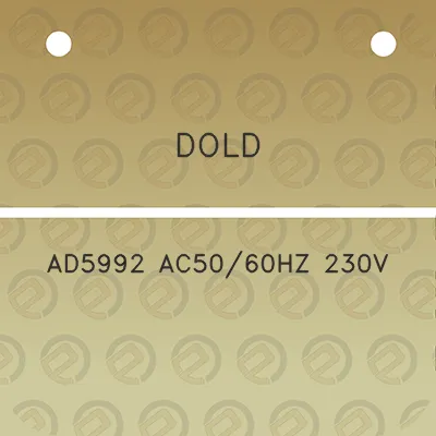 dold-ad5992-ac5060hz-230v