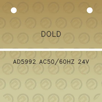 dold-ad5992-ac5060hz-24v