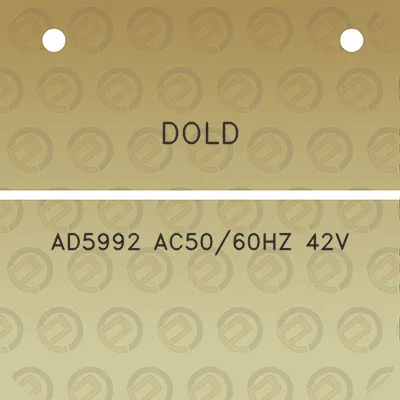 dold-ad5992-ac5060hz-42v